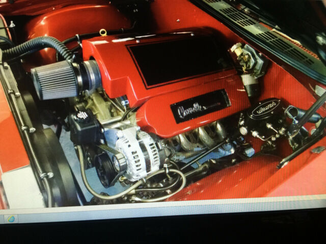 1971 Red Chevrolet Chevelle Convertible