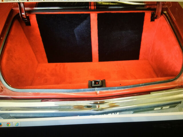 1971 Red Chevrolet Chevelle Convertible