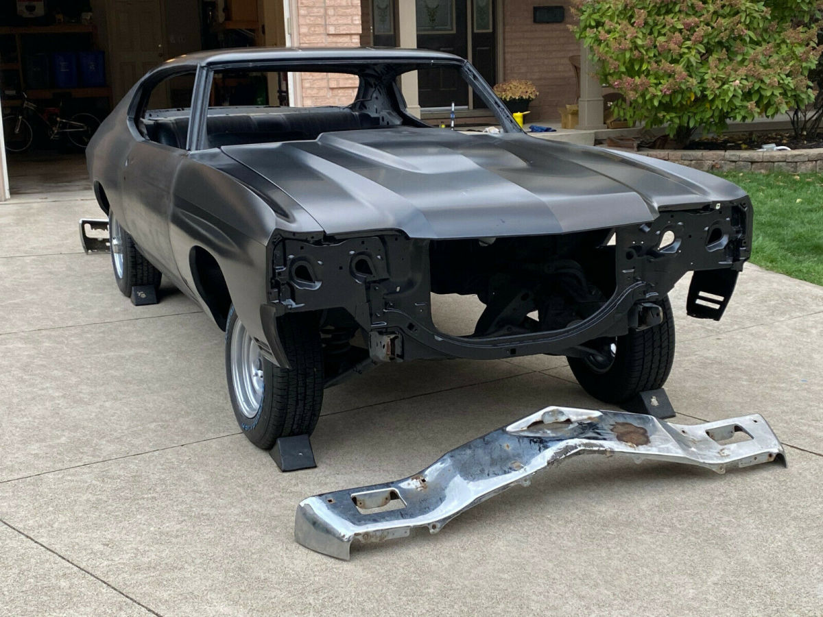 1970 Black Chevrolet Chevelle Coupe