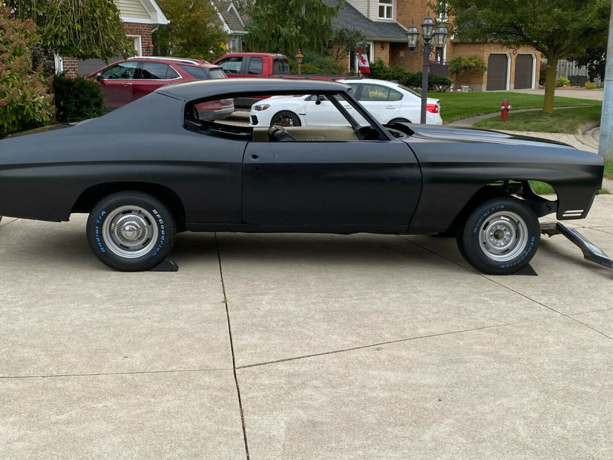 1970 Black Chevrolet Chevelle Coupe