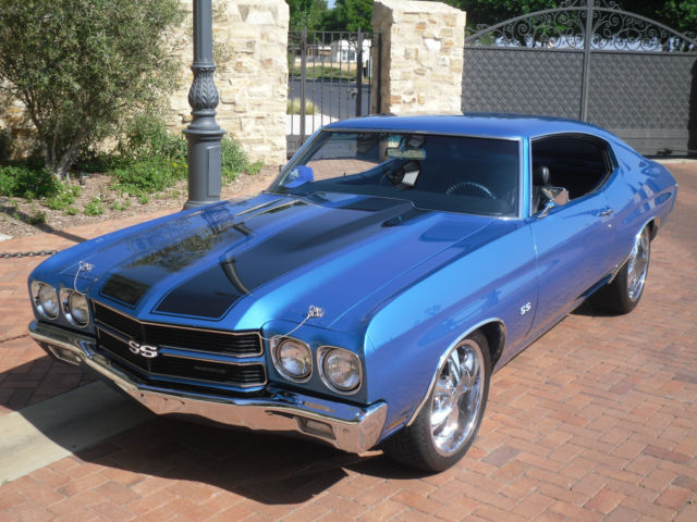 1970 Blue Chevrolet Chevelle Coupe