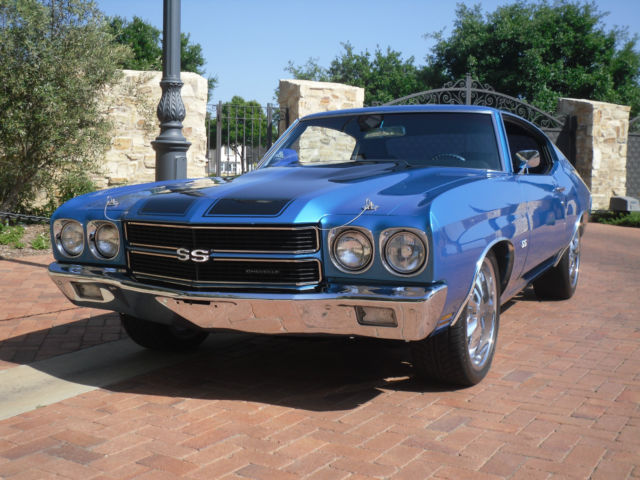 1970 Blue Chevrolet Chevelle Coupe