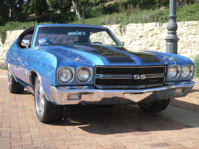 1970 Blue Chevrolet Chevelle Coupe
