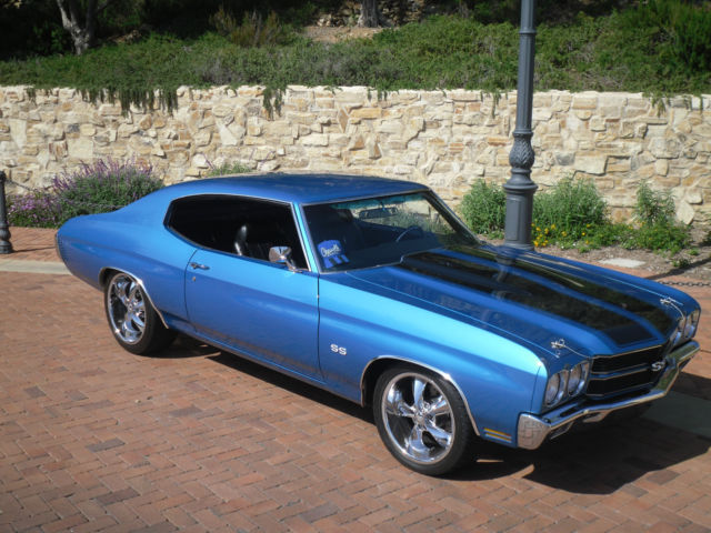 1970 Blue Chevrolet Chevelle Coupe