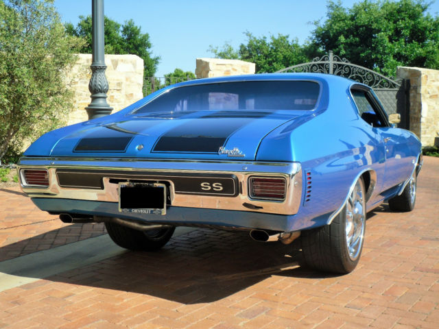 1970 Blue Chevrolet Chevelle Coupe