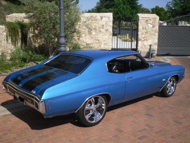 1970 Blue Chevrolet Chevelle Coupe