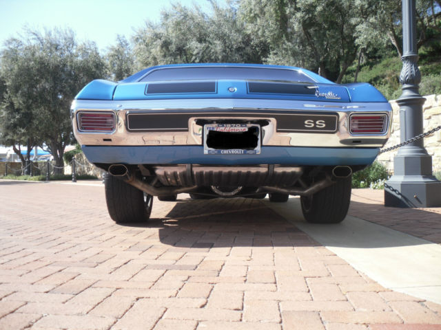 1970 Blue Chevrolet Chevelle Coupe