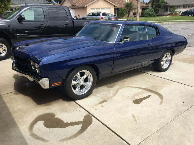 1970 Blue Chevrolet Chevelle Coupe