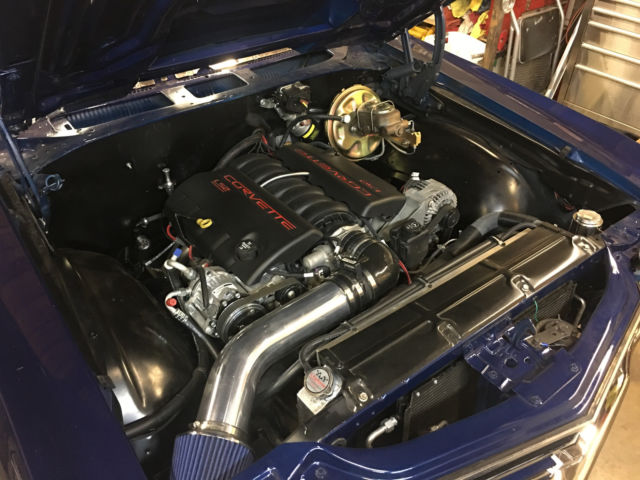 1970 Blue Chevrolet Chevelle Coupe