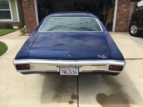 1970 Blue Chevrolet Chevelle Coupe