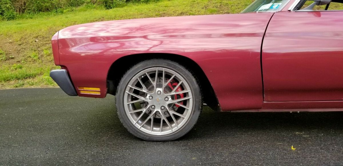 1970 Red Chevrolet Chevelle Coupe