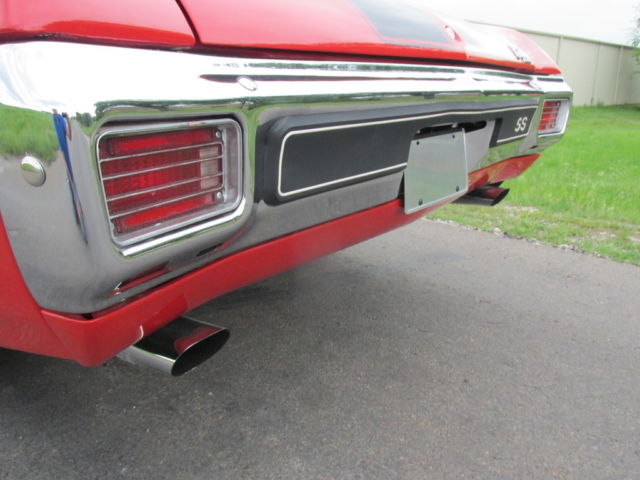 1970 Red Chevrolet Chevelle Convertible