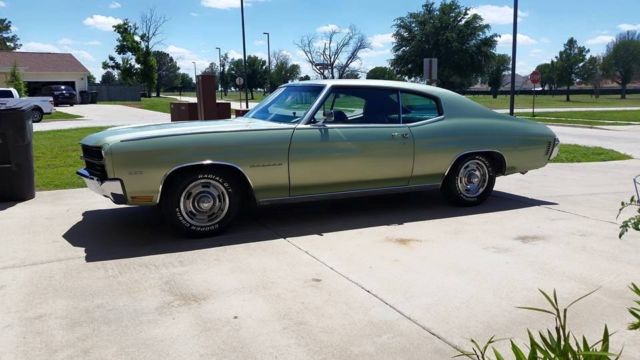 1970 Green Mist Chevrolet Chevelle Coupe