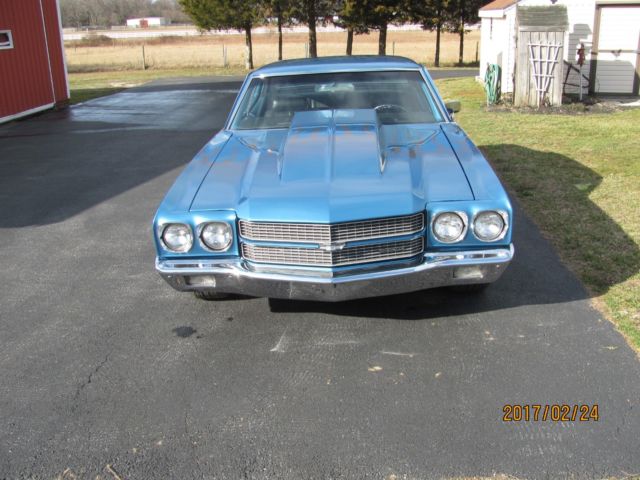 1970 Blue Chevrolet Chevelle Coupe