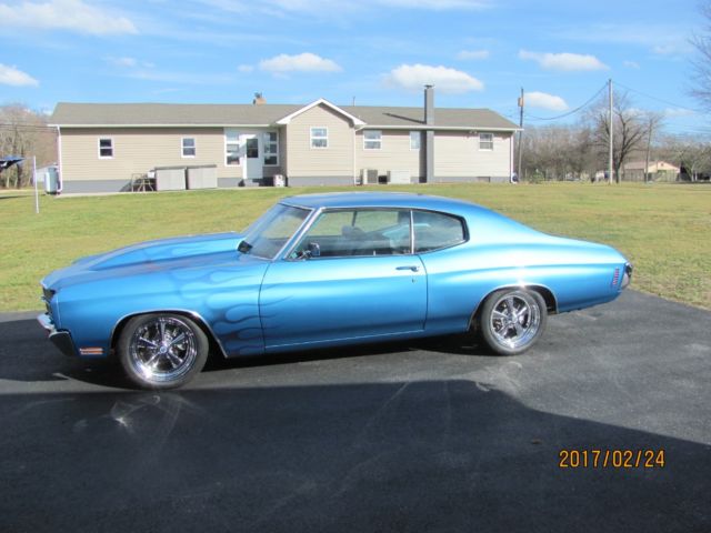 1970 Blue Chevrolet Chevelle Coupe