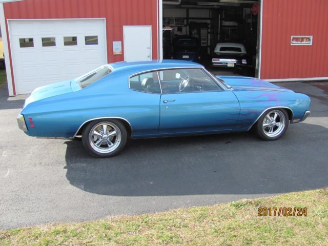 1970 Blue Chevrolet Chevelle Coupe