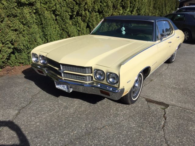 1970 Yellow Chevrolet Chevelle Sedan