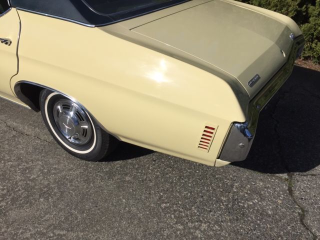 1970 Yellow Chevrolet Chevelle Sedan