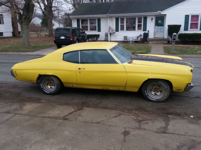 1970 Yellow Chevrolet Chevelle Coupe