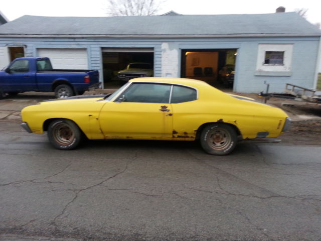 1970 Yellow Chevrolet Chevelle Coupe