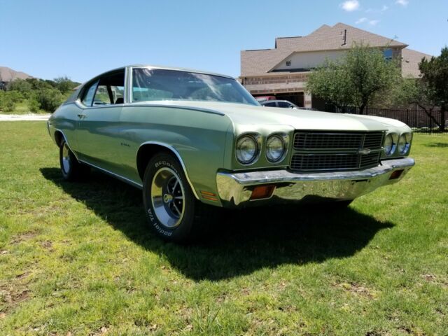 1970 Green Chevrolet Chevelle Coupe