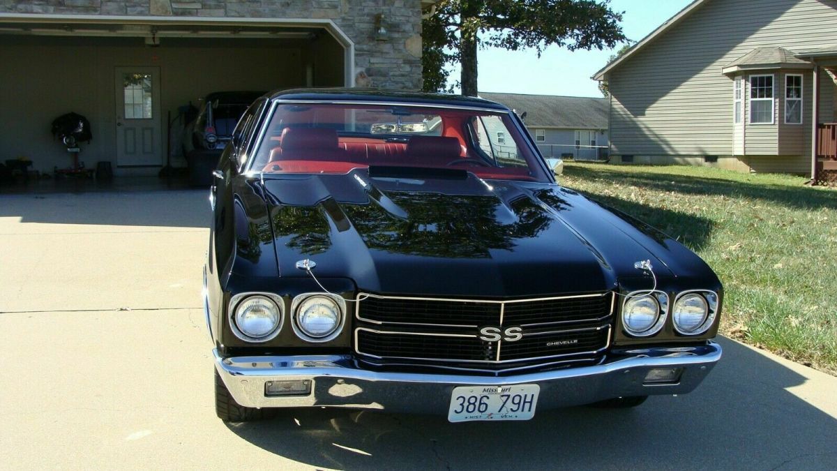 1970 Black Chevrolet Chevelle Coupe