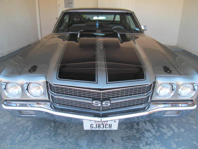1970 Gray Chevrolet Chevelle Coupe
