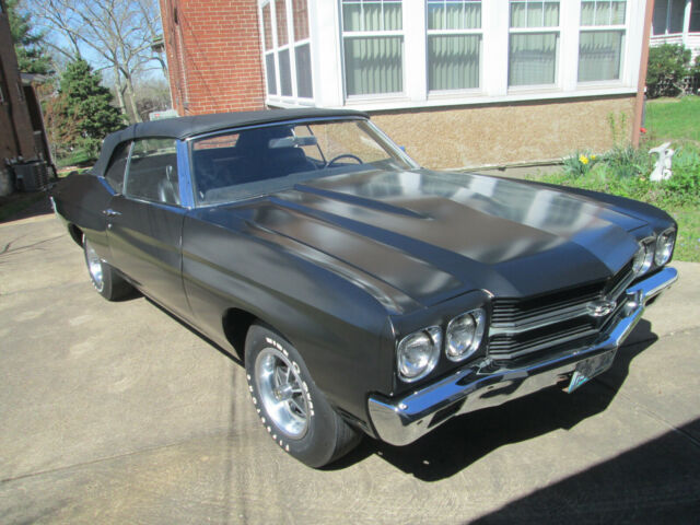 1970 Silver Chevrolet Chevelle Convertible