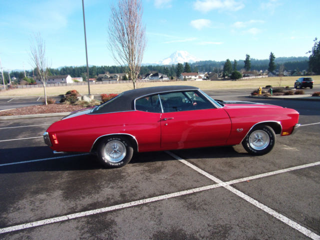 1970 Cranberry Red Chevrolet Chevelle Coupe