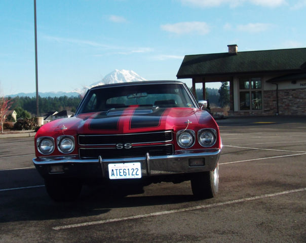 1970 Cranberry Red Chevrolet Chevelle Coupe