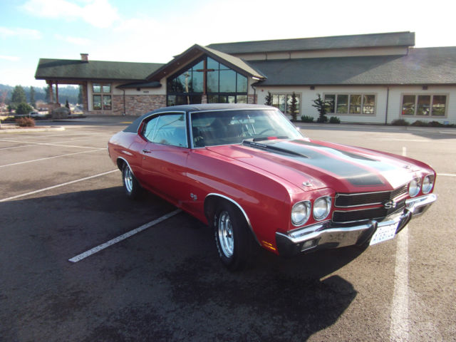 1970 Cranberry Red Chevrolet Chevelle Coupe