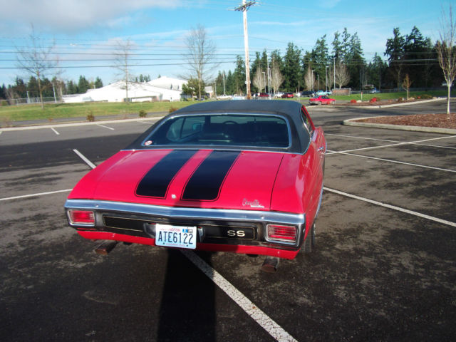 1970 Cranberry Red Chevrolet Chevelle Coupe