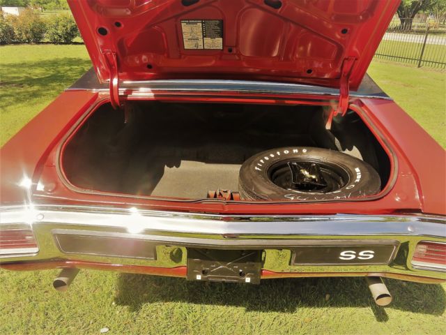 1970 Red Chevrolet Chevelle Coupe