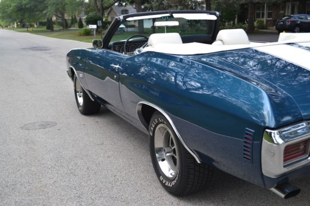 1970 Blue Chevrolet Chevelle Convertible