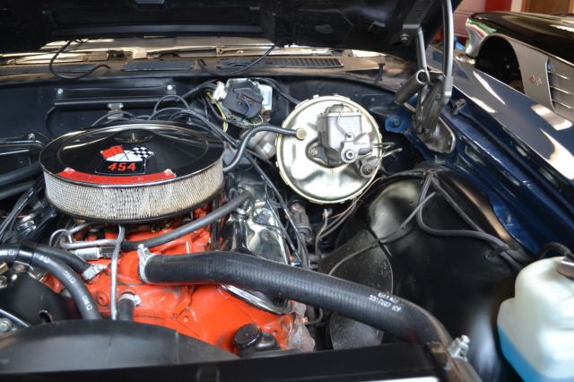 1970 Blue Chevrolet Chevelle Convertible