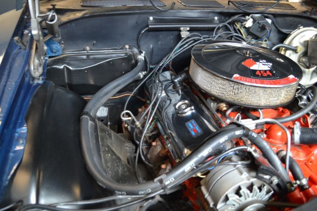 1970 Blue Chevrolet Chevelle Convertible