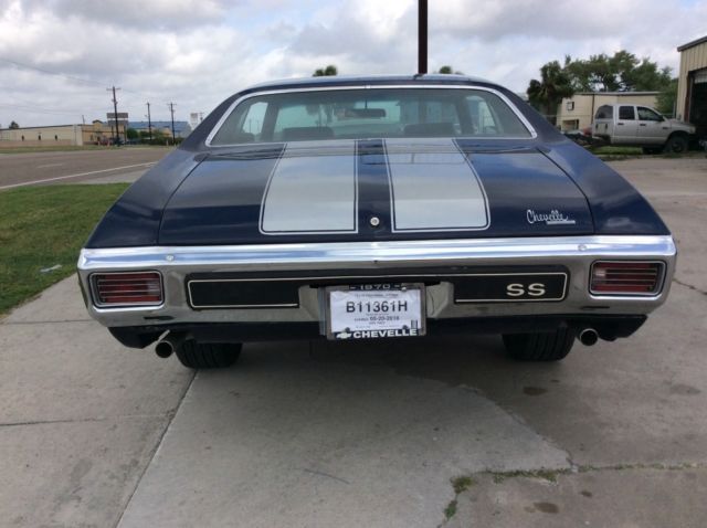 1970 Blue Chevrolet Chevelle Coupe