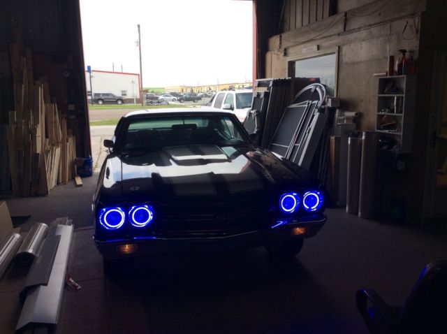 1970 Blue Chevrolet Chevelle Coupe
