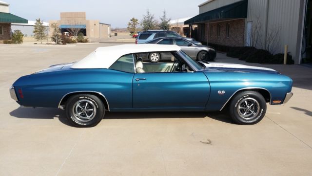1970 Red Chevrolet Chevelle Convertible