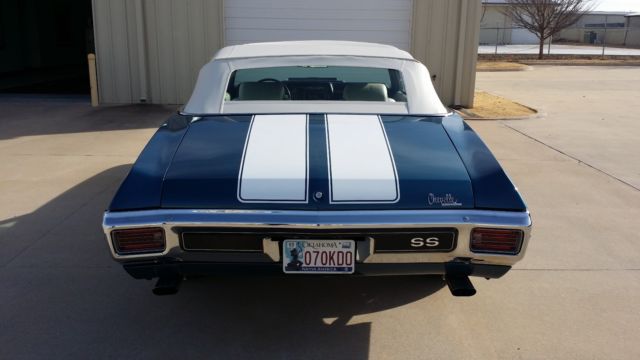 1970 Red Chevrolet Chevelle Convertible