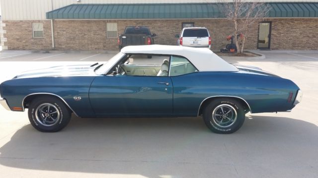 1970 Red Chevrolet Chevelle Convertible