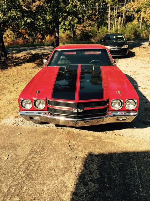 1970 Red Chevrolet Chevelle Coupe