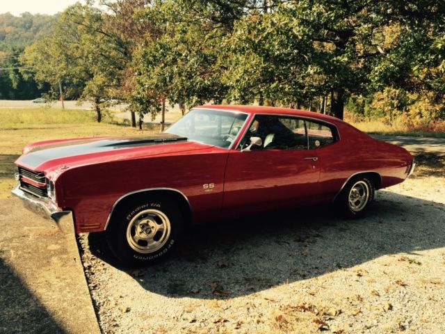 1970 Red Chevrolet Chevelle Coupe