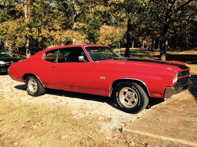 1970 Red Chevrolet Chevelle Coupe