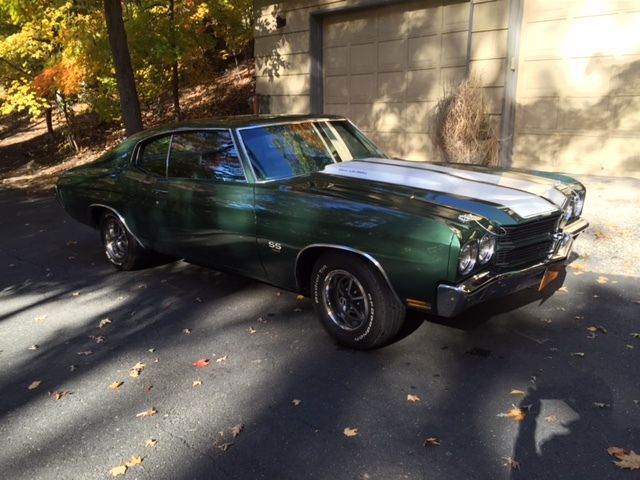 1970 Green Chevrolet Chevelle Coupe