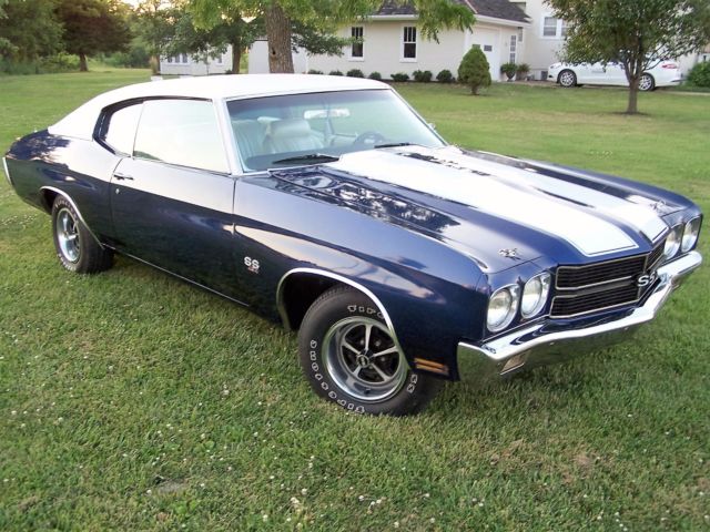 1970 Blue Chevrolet Chevelle Coupe
