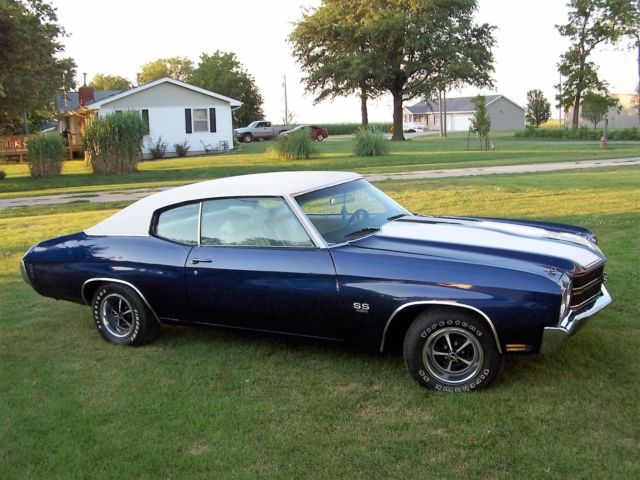1970 Blue Chevrolet Chevelle Coupe