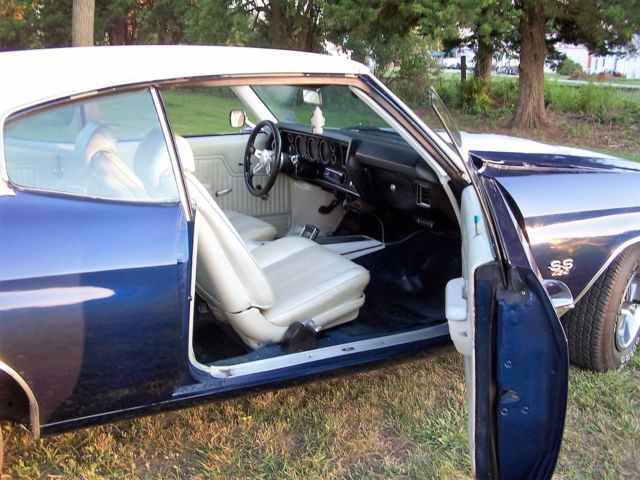 1970 Blue Chevrolet Chevelle Coupe