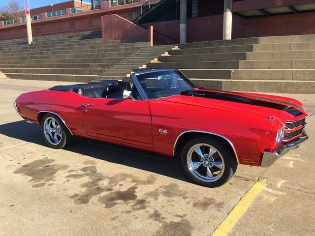1970 Red Chevrolet Chevelle Convertible
