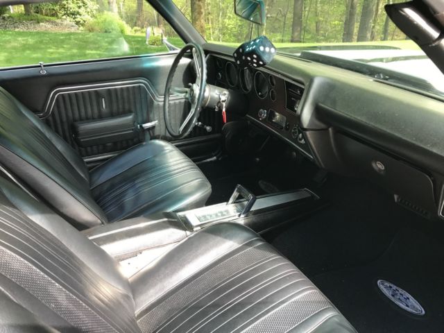 1970 Black Chevrolet Chevelle Convertible